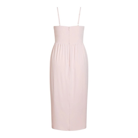 City Chic Tulip Dress in Blush Size Medium (18) - Picture 3 of 4